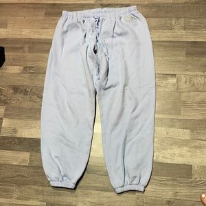Periwinkle blue sweatpants from Pink